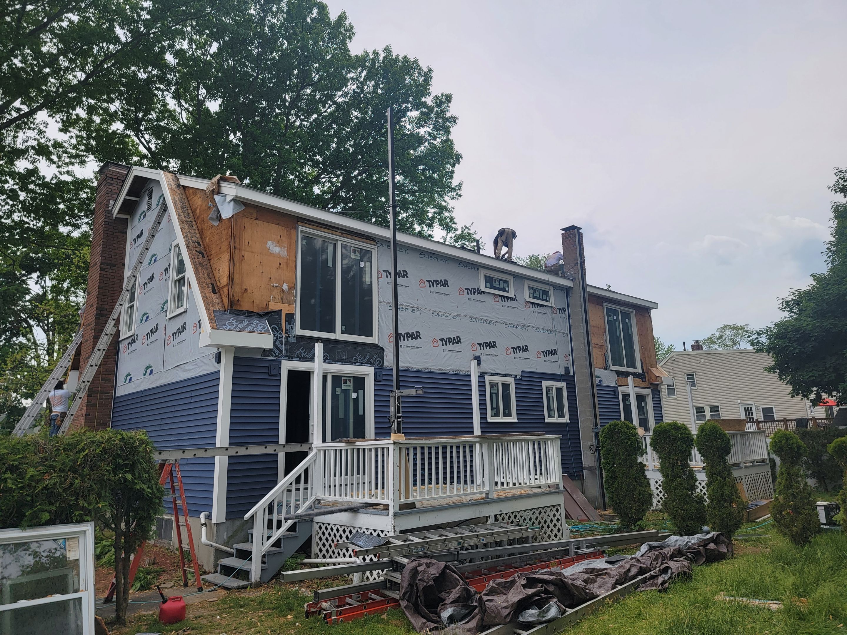Siding Installation using James Hardie by UBrothers Construction