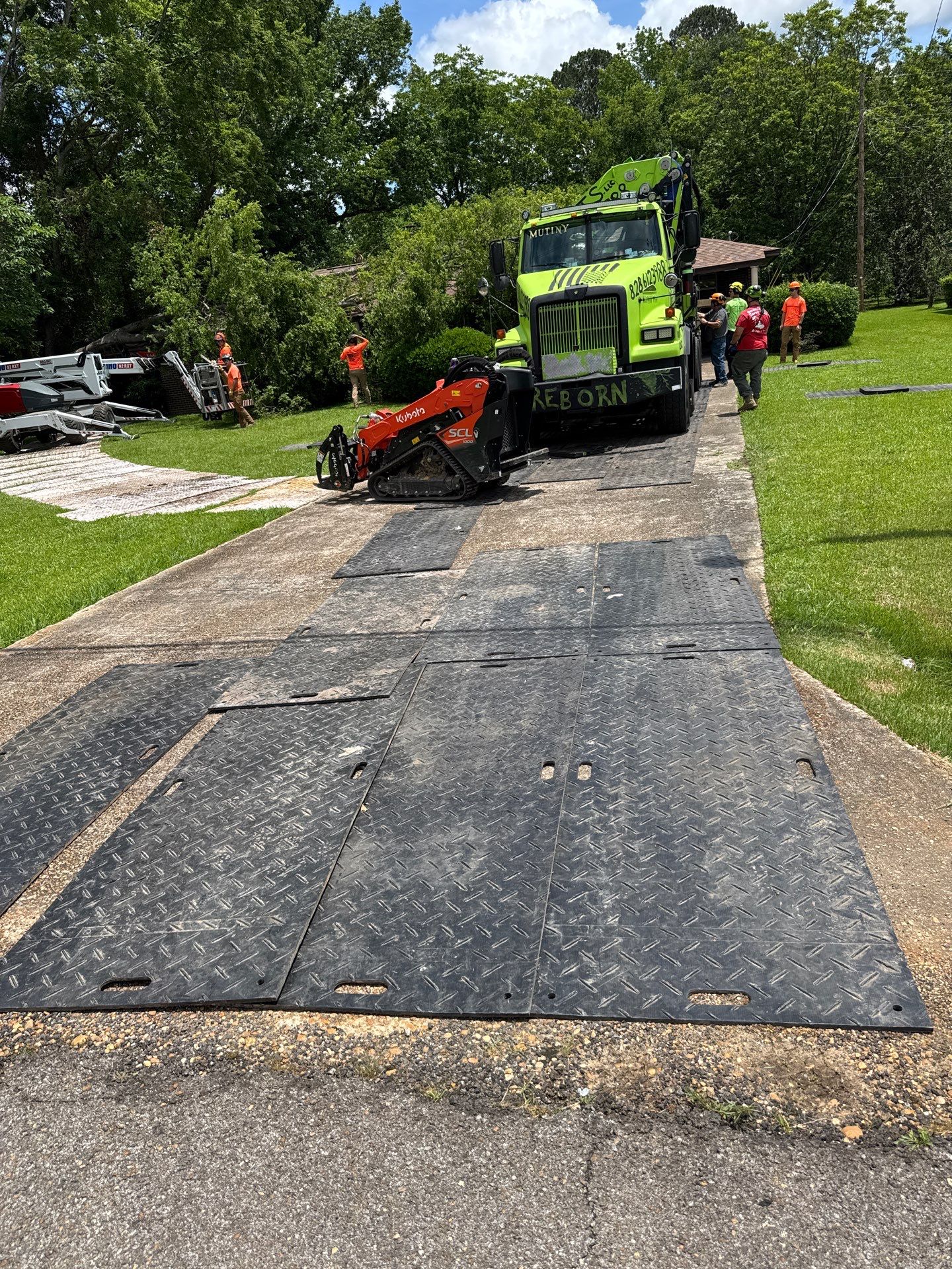 Crane-Assisted Emergency Removal by American Arbor