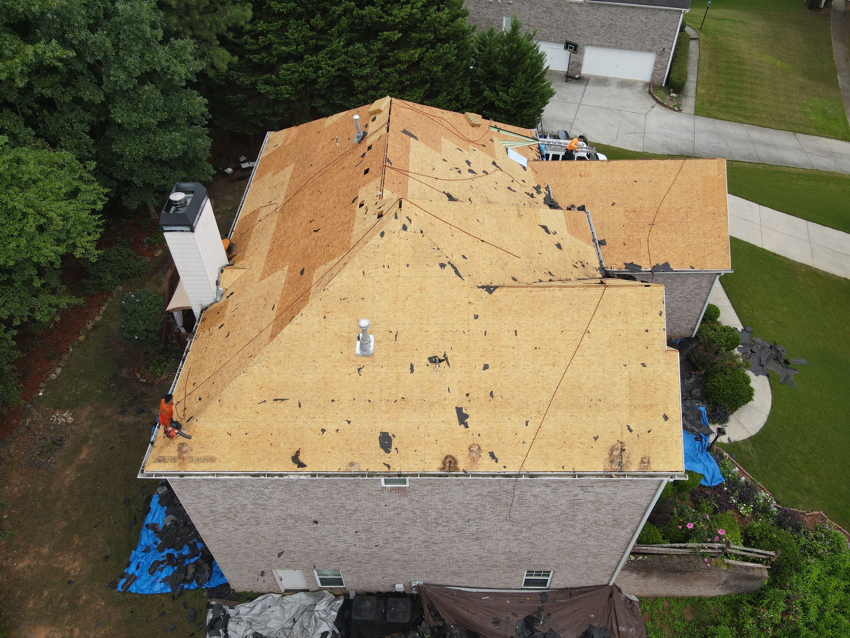 Residential Roofing Installation using Owens Corning by Inspector Roofing and Restoration