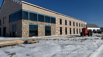 Commercial Siding  using James Hardie Lap siding