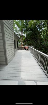 Deck Repair and Exterior Staining Project in Smyrna