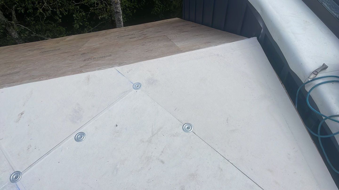 Commercial Roofing Installation using GAF 60Mil TPO  by Orezona Building & Roofing Company, Inc.