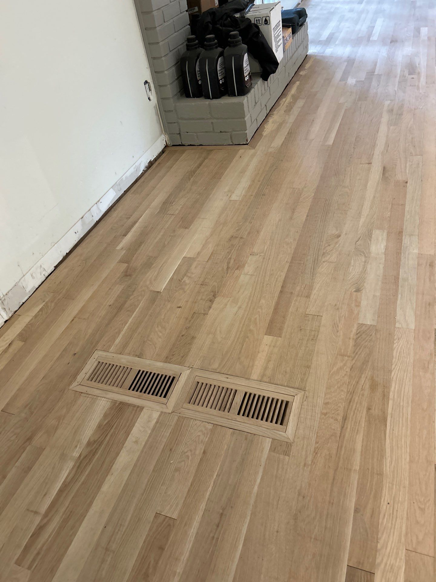 Oak refinish by Footprints Floors of East Atlanta