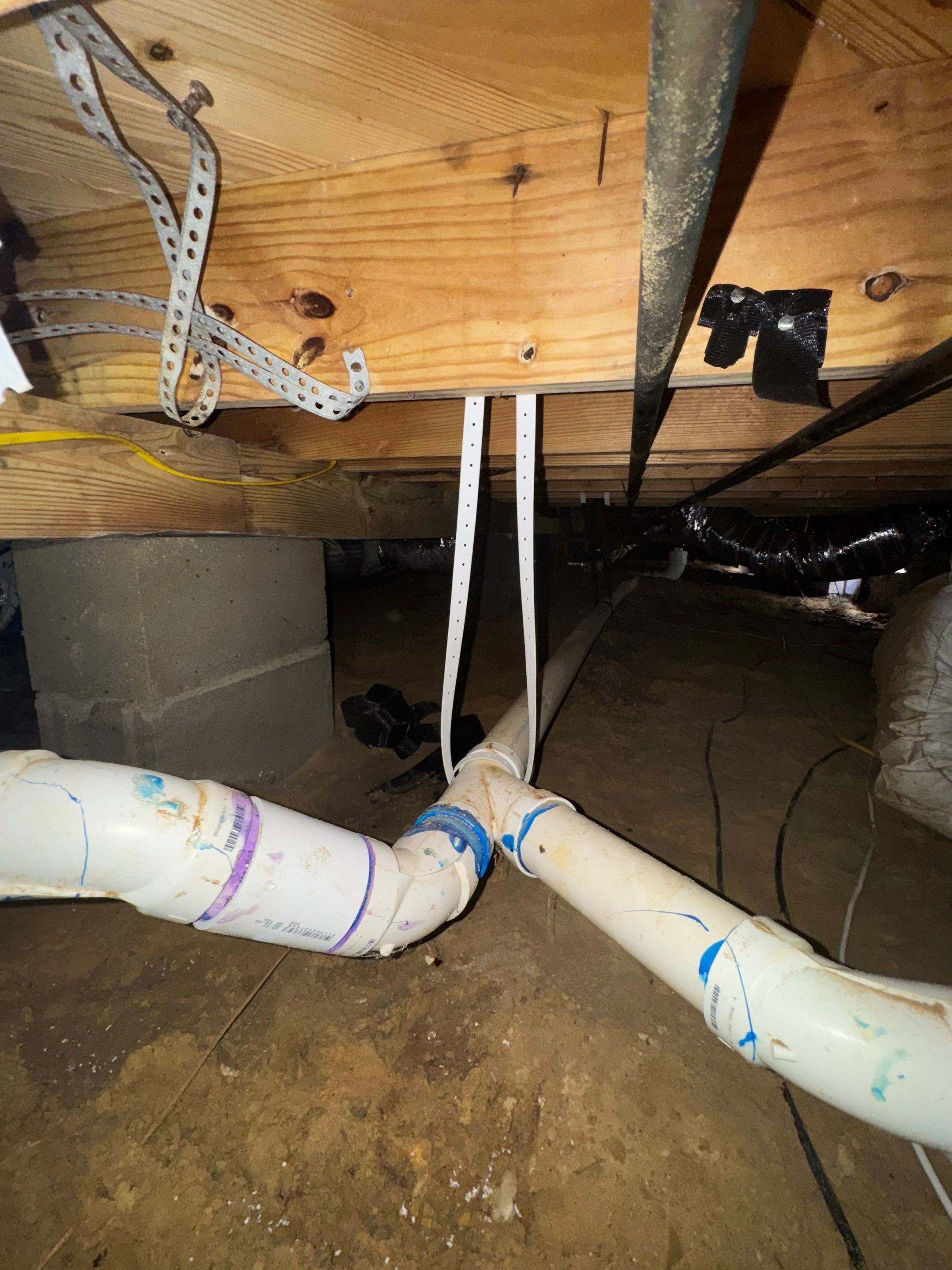 Project in Chesapeake by Patriot Crawl Space Repairs