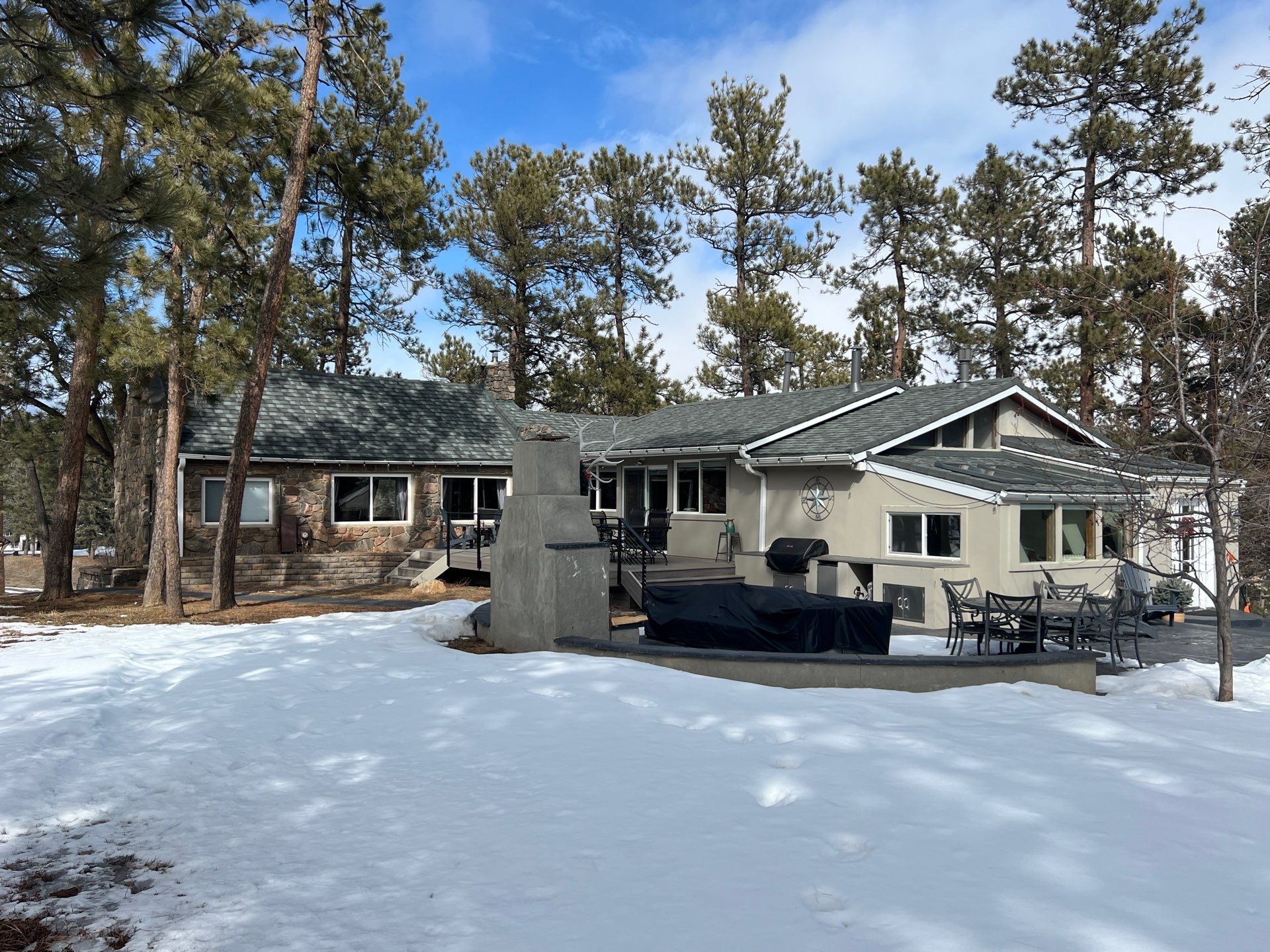 Residential Roofing Installation using Stone Coated Steel by Blue Peaks Roofing LLC 