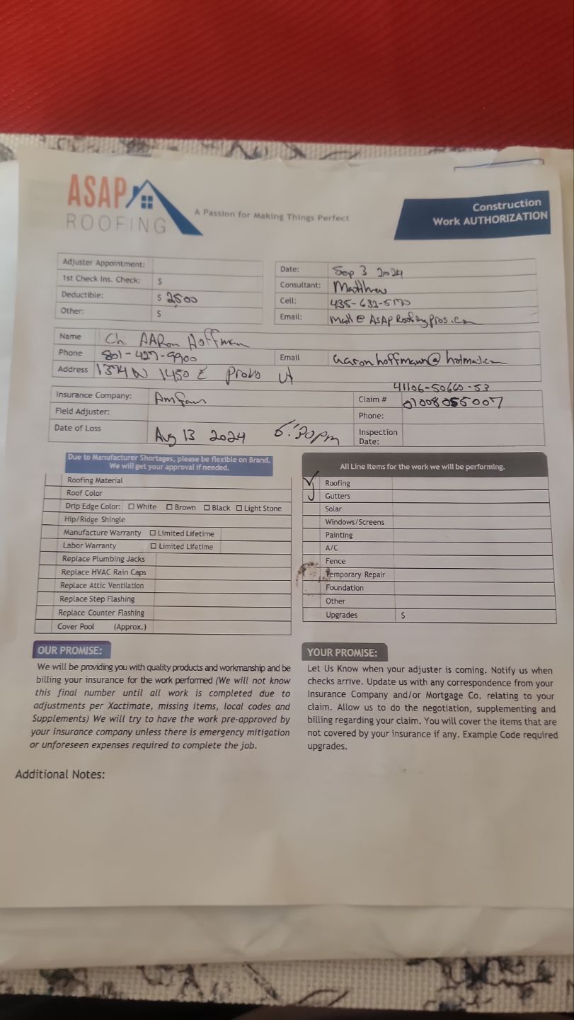 Wind Damage – Full Roof & Gutter Replacement Approved Through Insurance by ASAP Roofing & Restoration