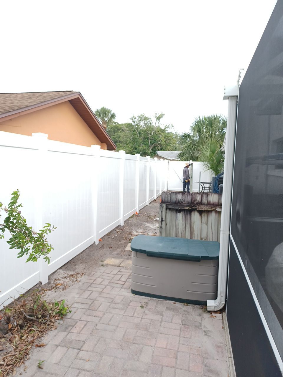 Bradenton, FL 6ft. White Vinyl Privacy Fence by Asap fence and gates, LLC