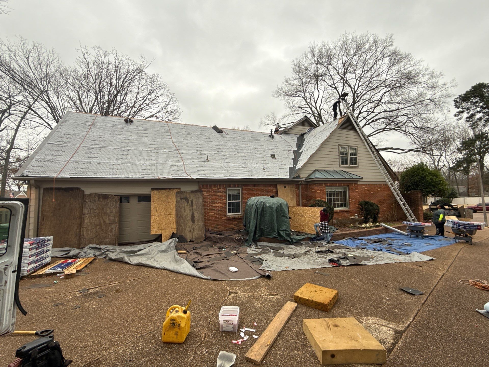 Germantown Roof Replacement Featuring GAF Timberline HD Shingles by Revival Roofing Services