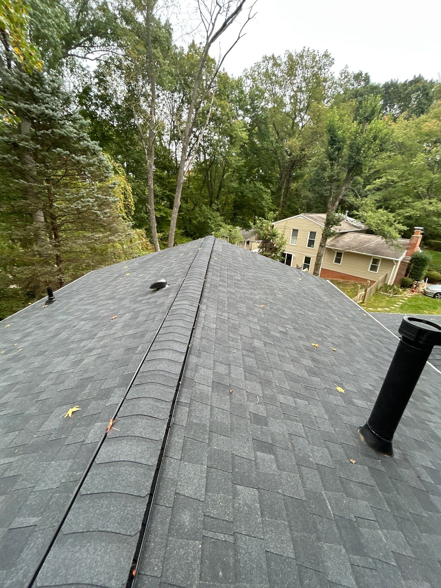 Burke : Residential Roof Replacement with CertainTeed Landmark Pro in Max Def Charcoal Black  by RM Banning, Inc.
