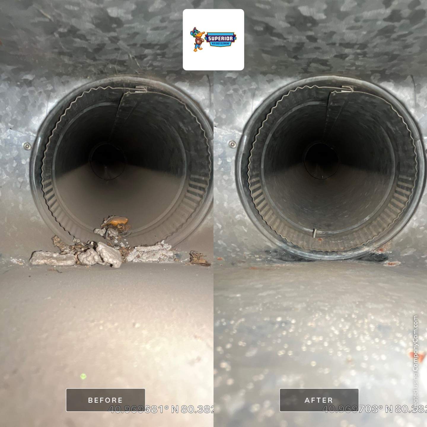 Air Duct Cleaning With a Vacuum Truck in New Castle, PA by Superior Air Duct Cleaning