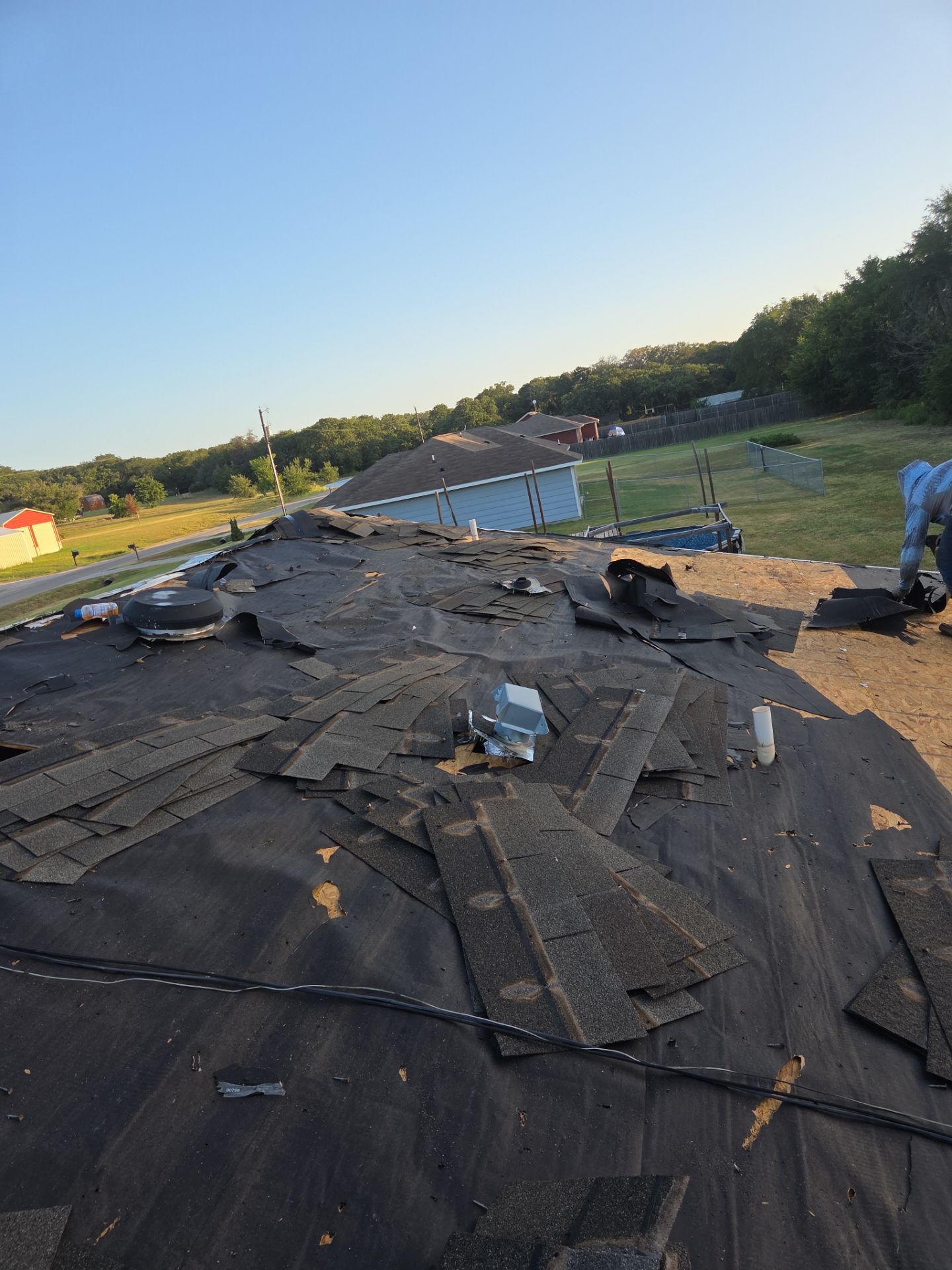 Project in Weatherford by Lonestar Roofing and Restoration LLC.