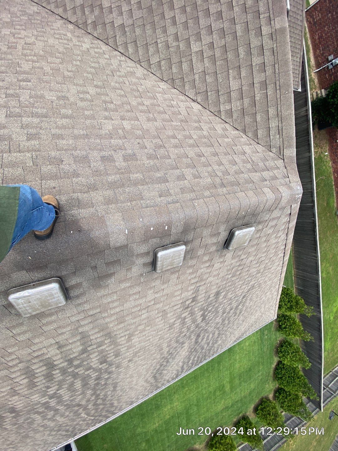 Hail Roof inspection in Jenks by Decor Roofing & Restoration