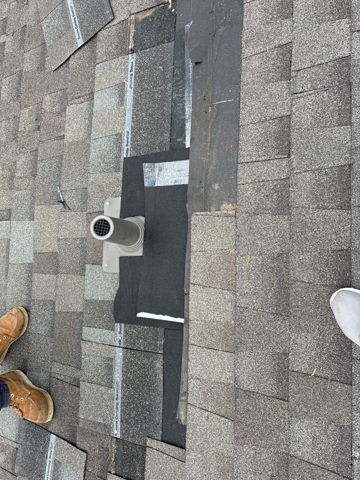 Hail Damage using Owen's Corning Duration (Lifetime) Shingles by Roof Repair Company