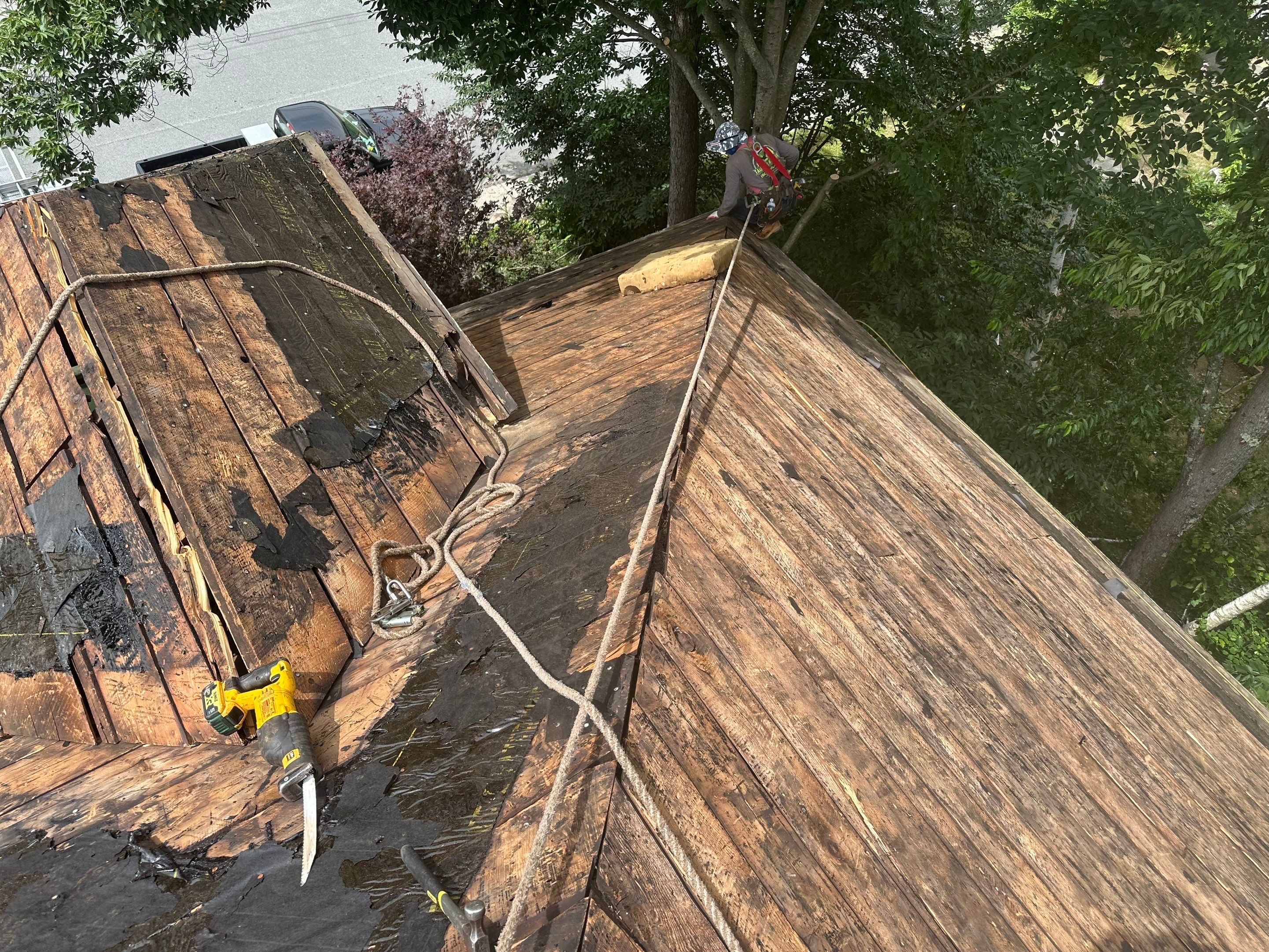 Claremont, NH – Complete Roof Deck Restoration & Owens Corning Roof Installation by Tall pine roofing