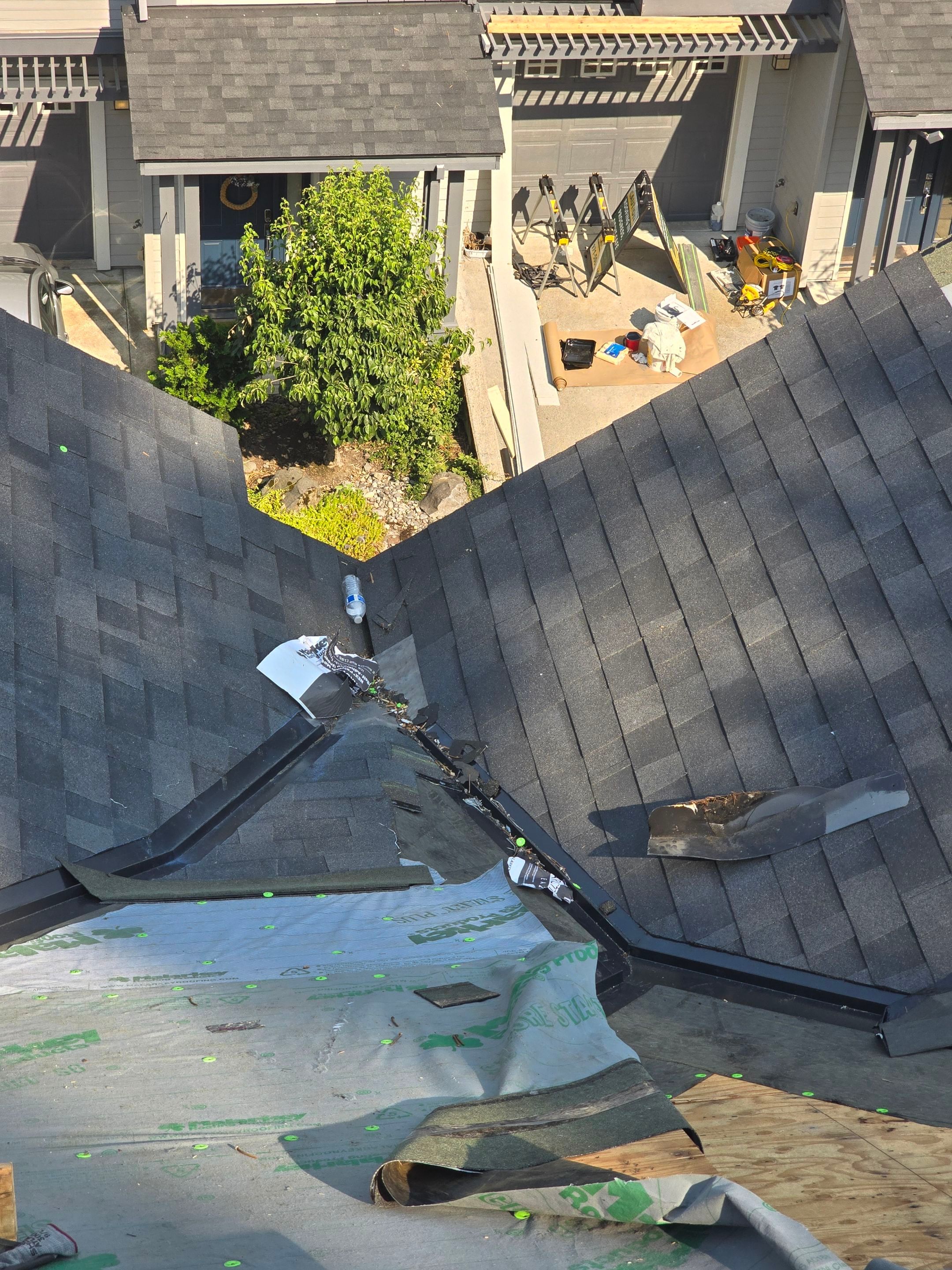 Dawson Station Reroof and Gutters by Hawthorne General Construction