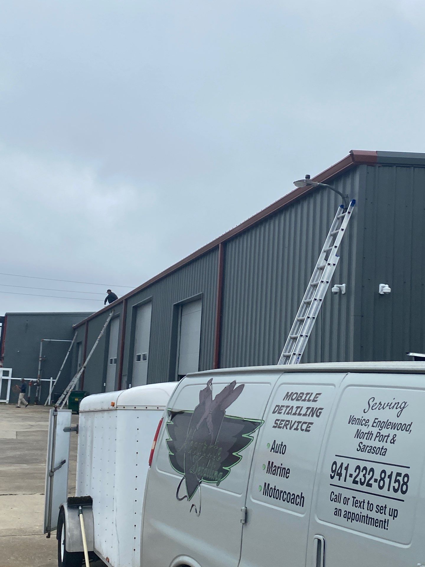 Commercial Bronze 7-Inch Gutters in Osprey FL by Gutter Professors