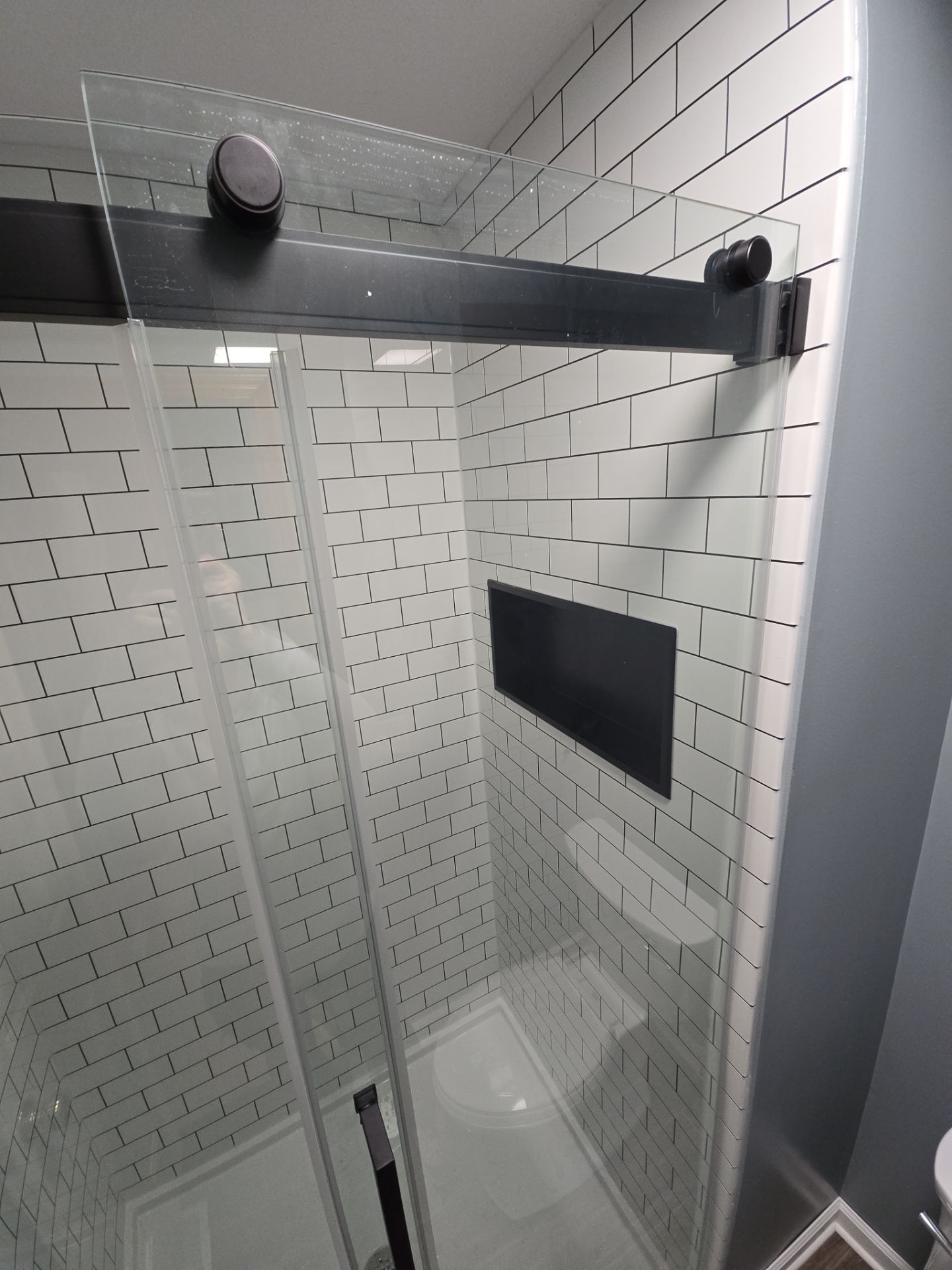 Shower Replacement and Tile Floor by The Shower Company