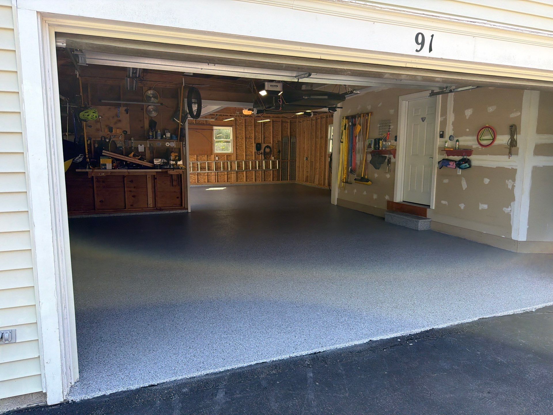 Vintage Silverado Garage Coating by NG Masonry & Construction LLC