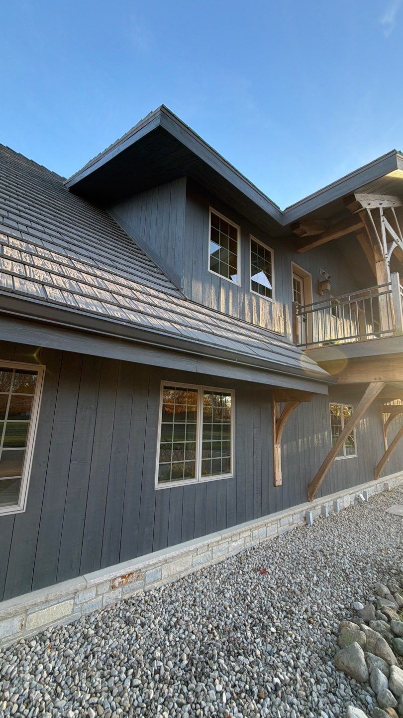 Residential Roofing Installation using Kassel Shake Beech by Nitro Roofing and Construction