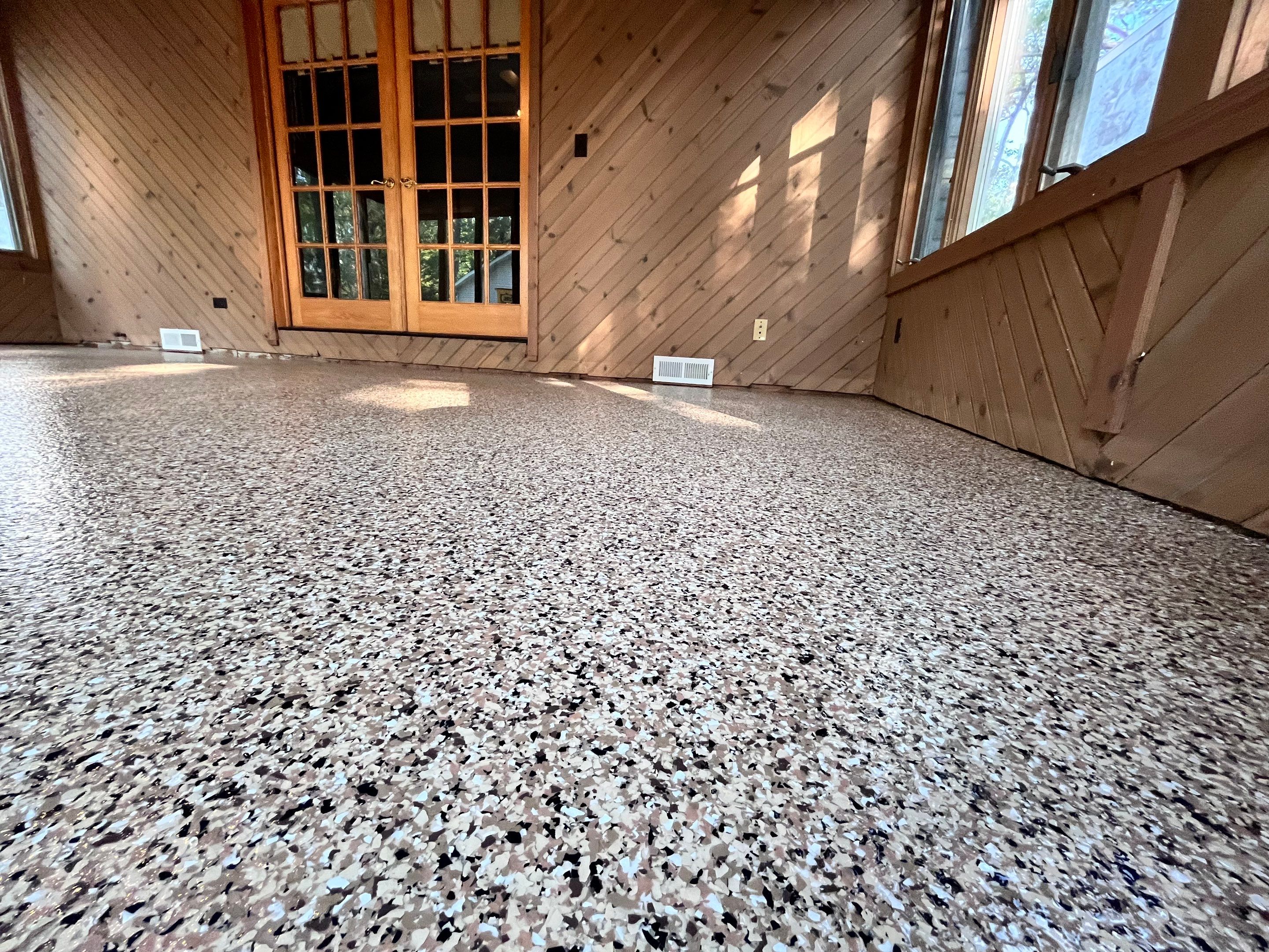Outback Back Patio Concrete Coating by Level 10 Coatings