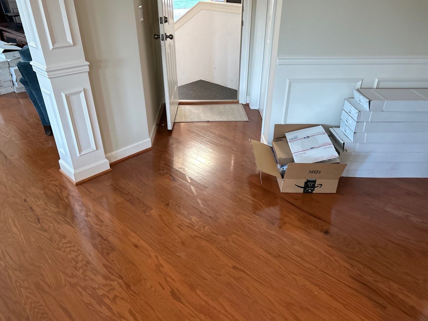 New Hardwood and Refinished Stairs  by Footprints Floors of Nashville