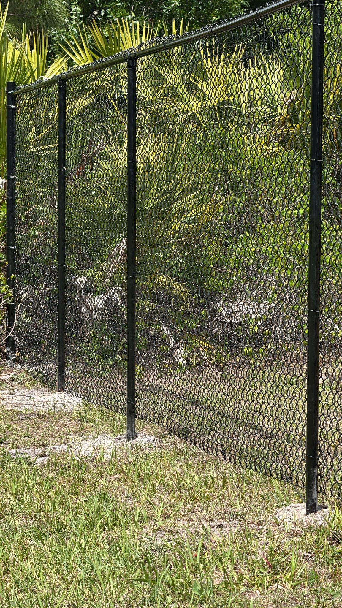 Black Chain Link Fence Installation for Lehigh Acres Property Perimeter by True Fence LLC