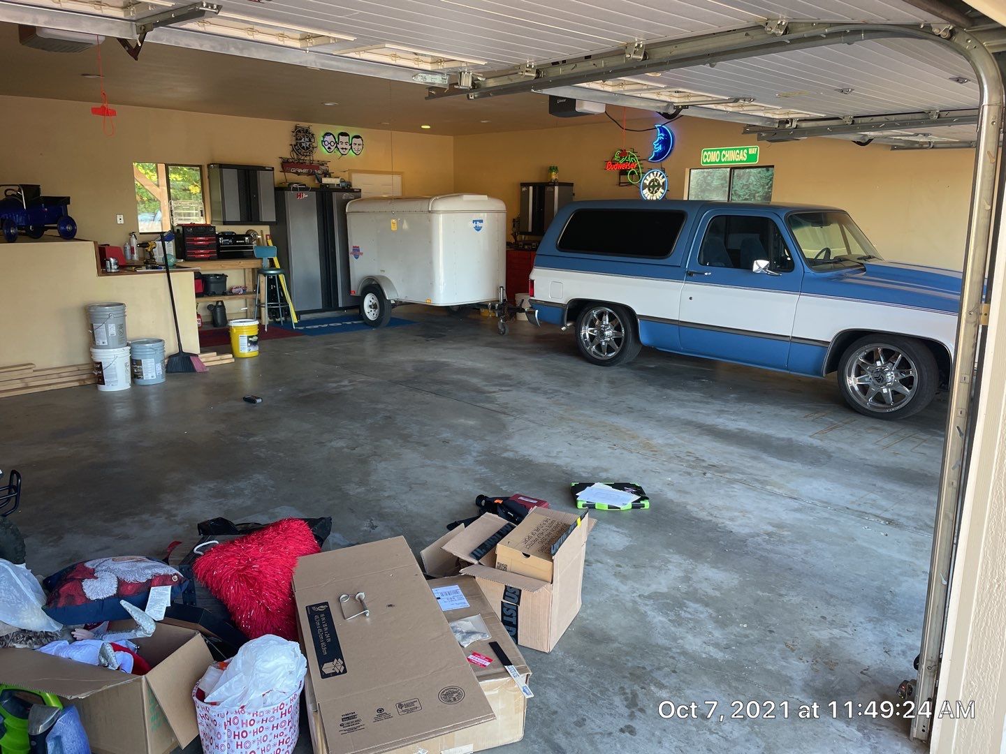 Garage Transformation using Silver Creek by Croc Coatings, LLC