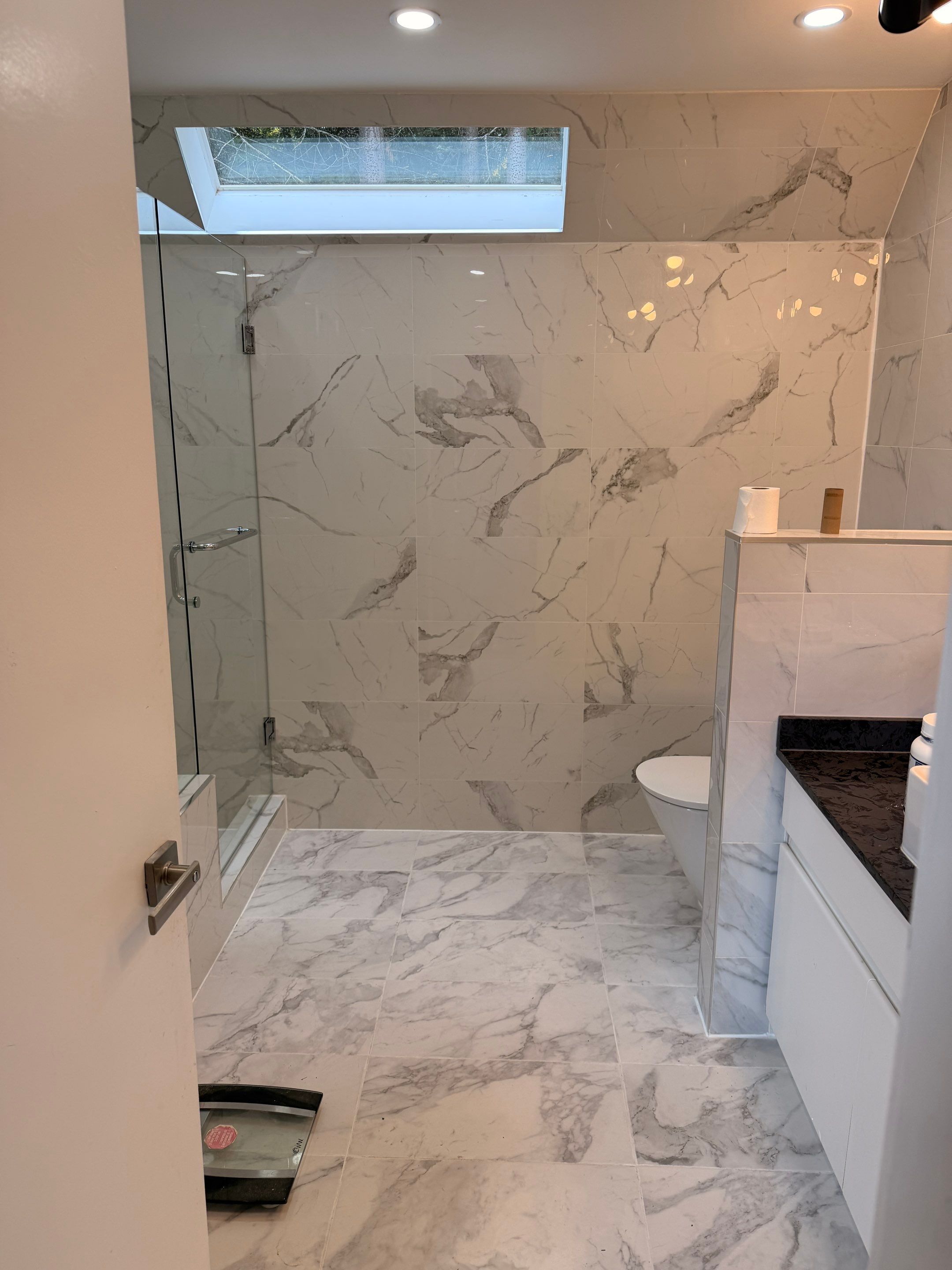 Water Damage Restoration & Bathroom Renovation in West Vancouver by YVR Construction Group