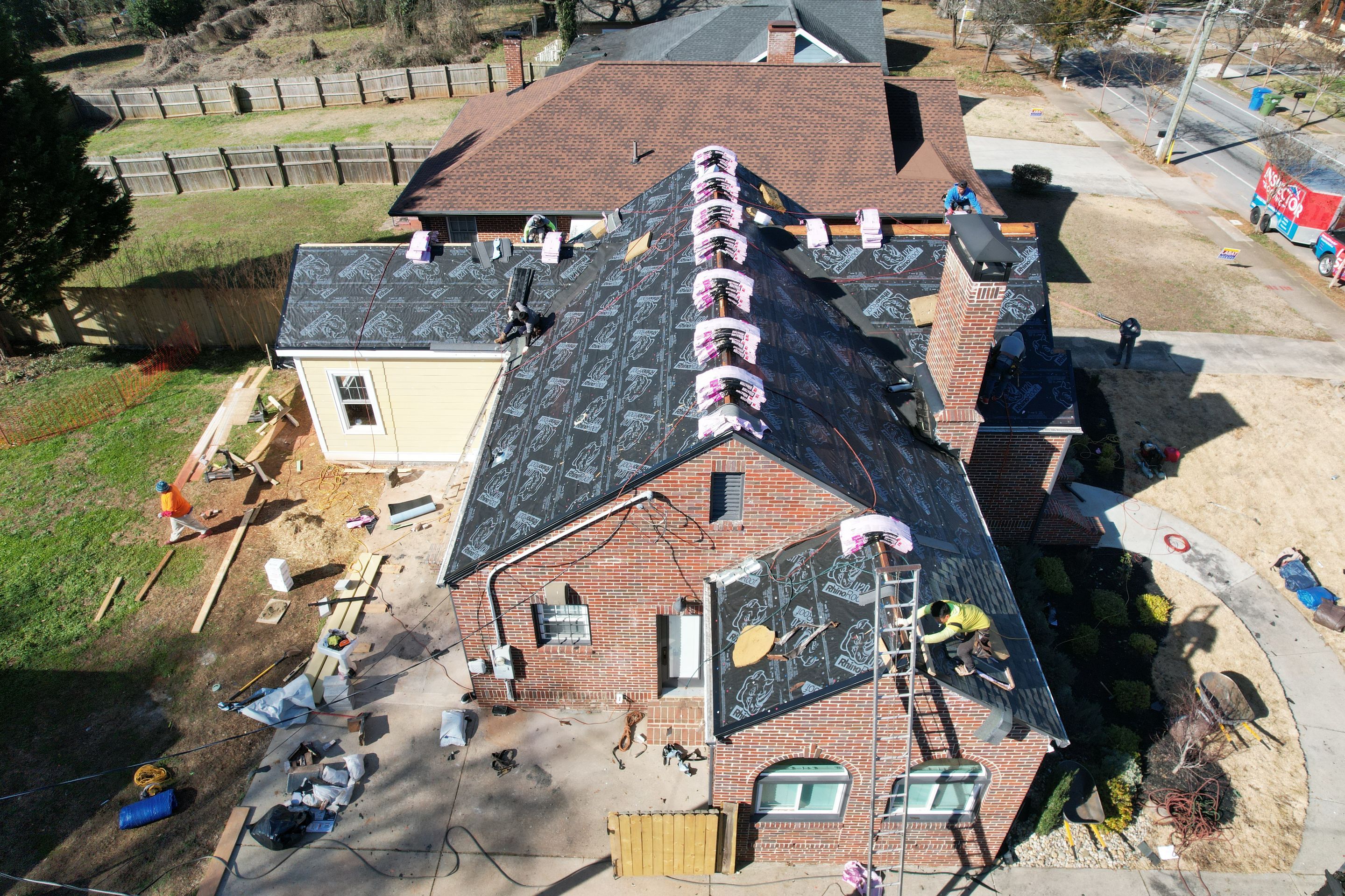 Residential Roofing Installation using Owens Corning by Inspector Roofing and Restoration