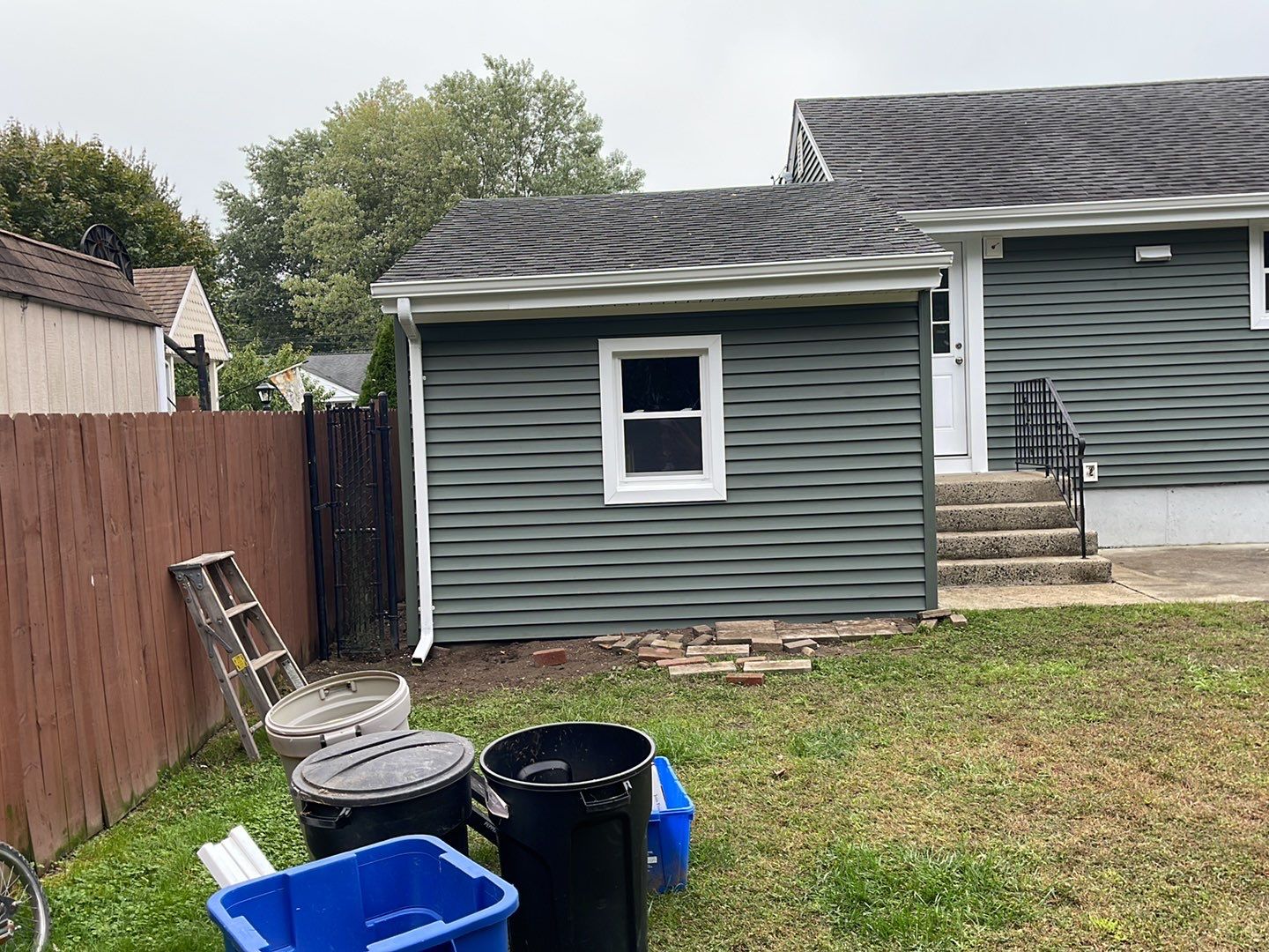 Siding Installation using Certainteed Monogram Forest Green by A Plus Exterior