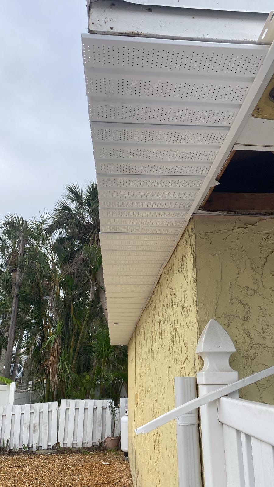 Soffit Ventilation Enhancement in Holmes Beach FL by Gutter Professors