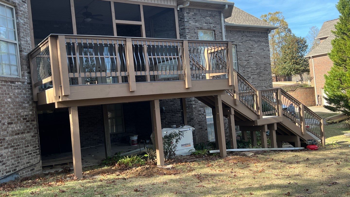 Timber Lake - Deck / Screened Porch by Pillar and Pine