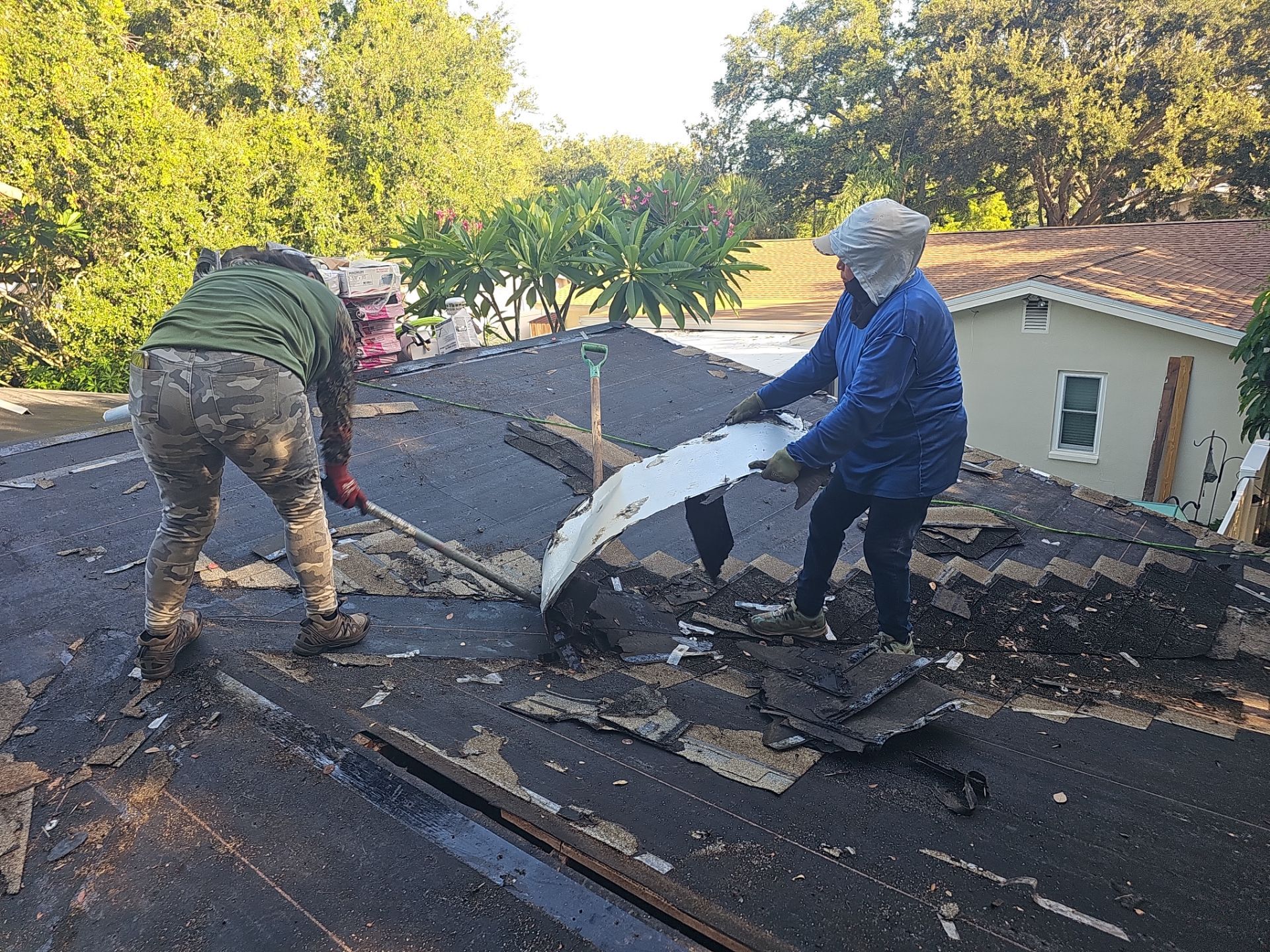 Project in Clearwater 33764 by Mitchell Roofing Company LLC 