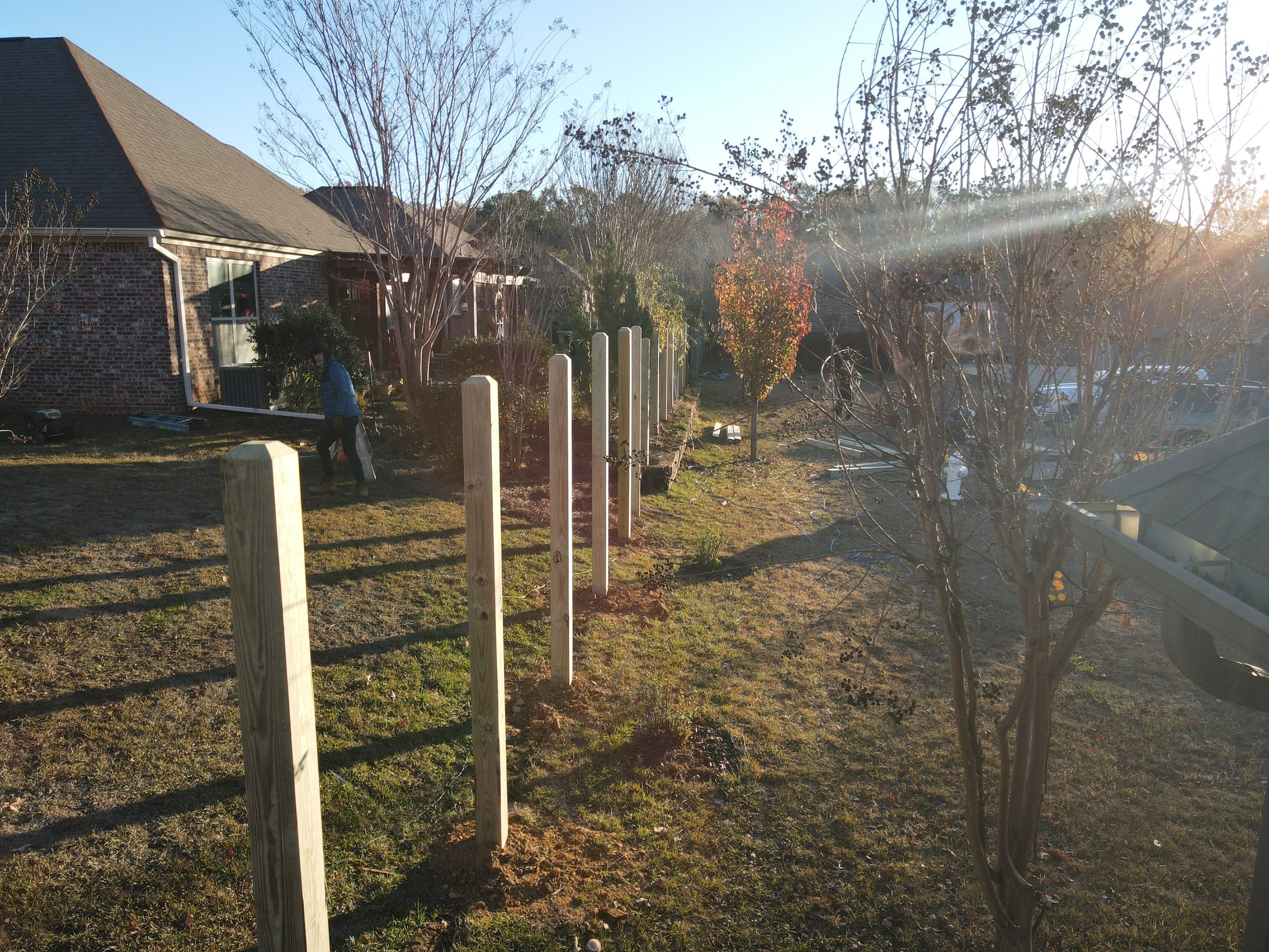 8ft Cedar Good Neighbor Fence by Roberson Construction LLC