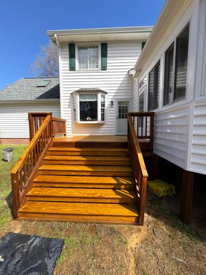 Deck using Wood Sealant