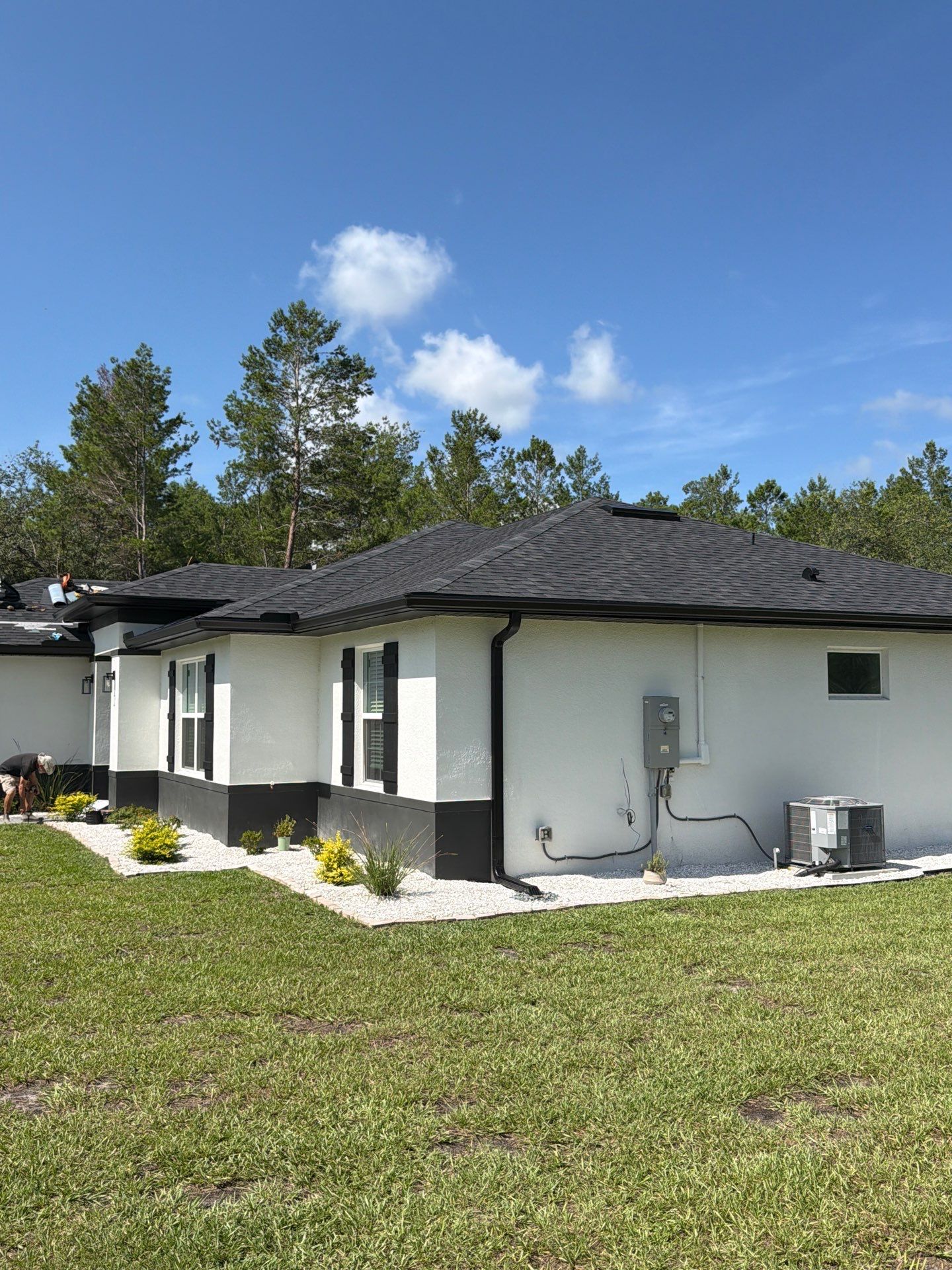 GAF Asphalt Shingle Roof Replacement with Skylight in Eustis by Fortified Roofing Solutions Corp.