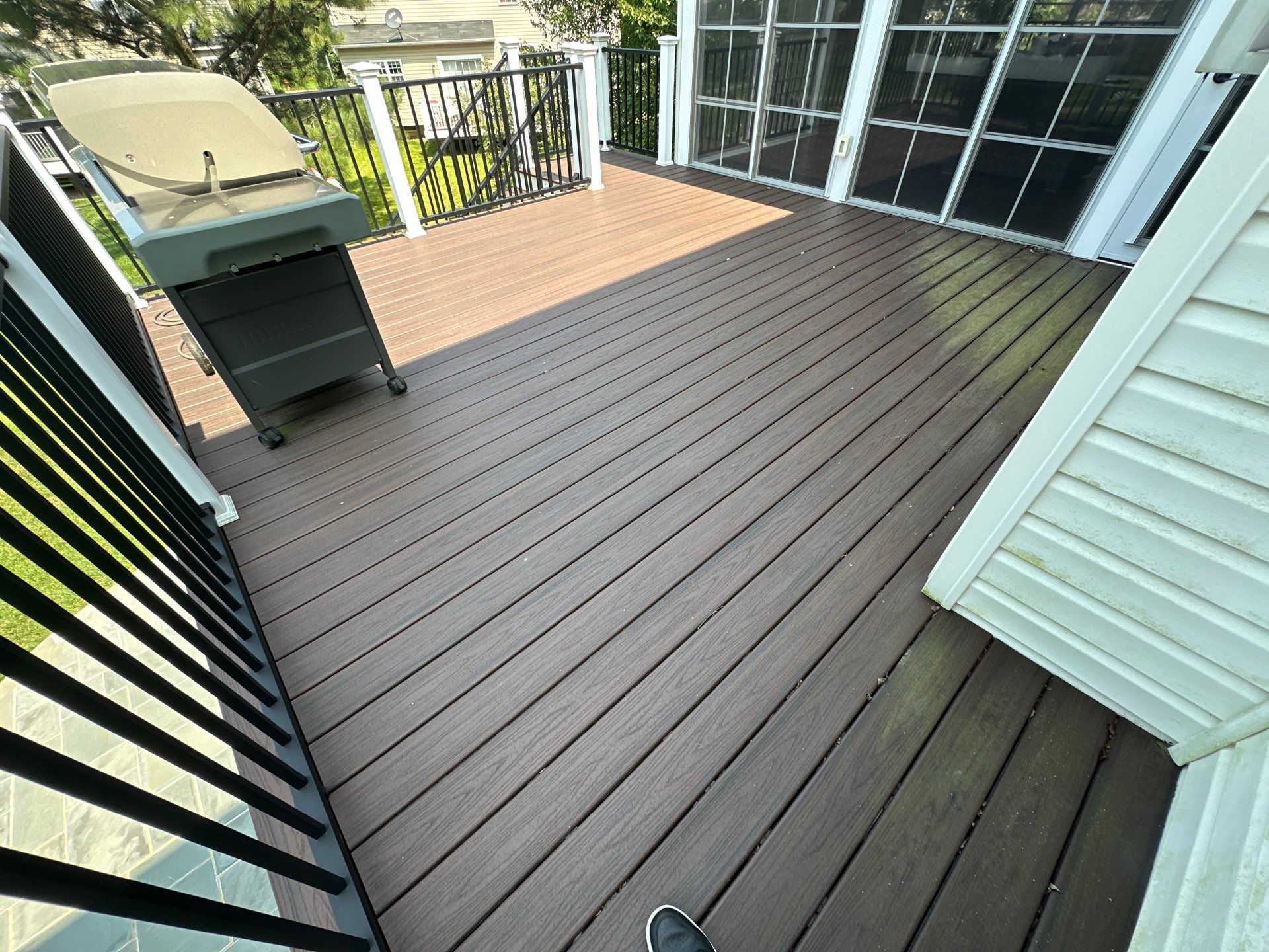 House  and deck washing  by Baltimore Pressure Washers Inc.