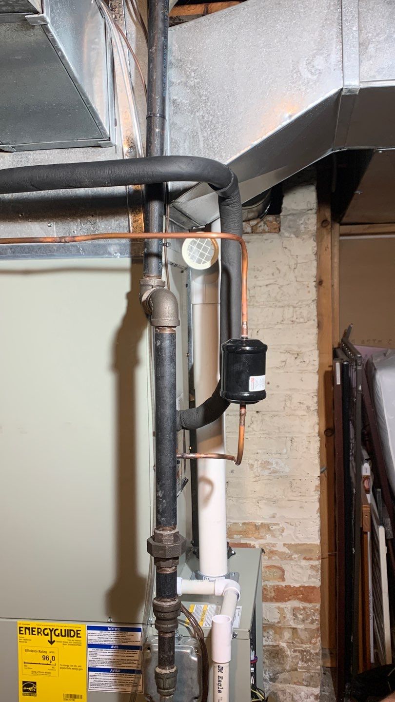 Install of dual fuel heat pump system by Always Ready Repair