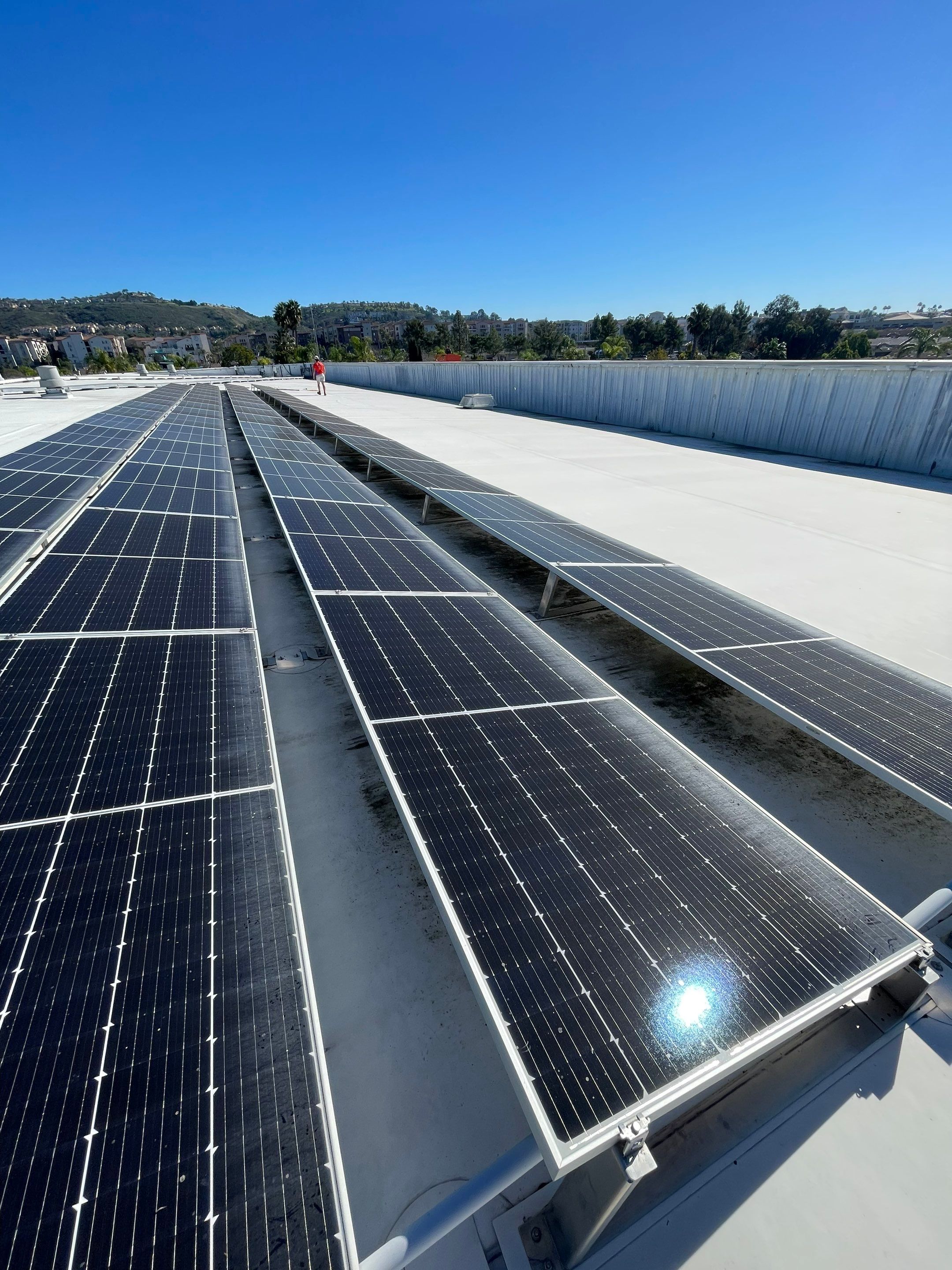 Commercial Solar Panel Cleaning by Palm Coast Solar Cleaning