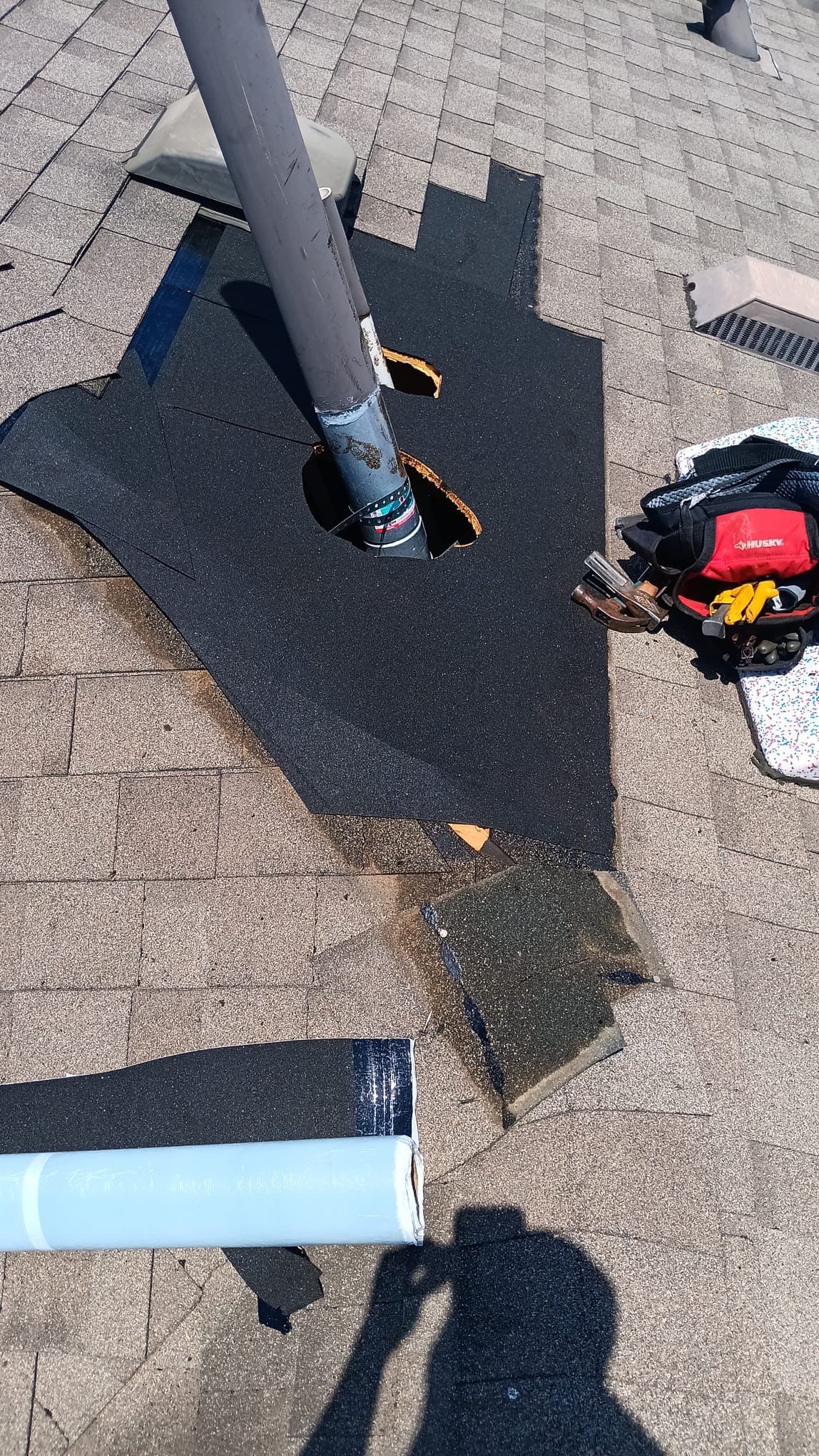 Hail Damage using Owen's Corning Duration (Lifetime) Shingles by Roof Repair Company
