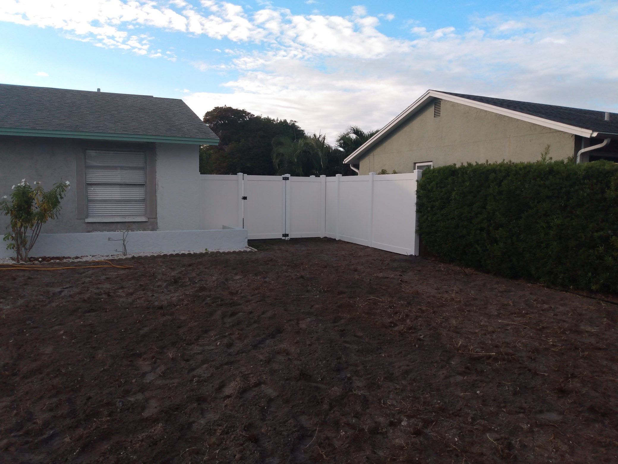 Bradenton, Florida 6 ft. Tall White Vinyl Privacy Fence  by Asap fence and gates, LLC