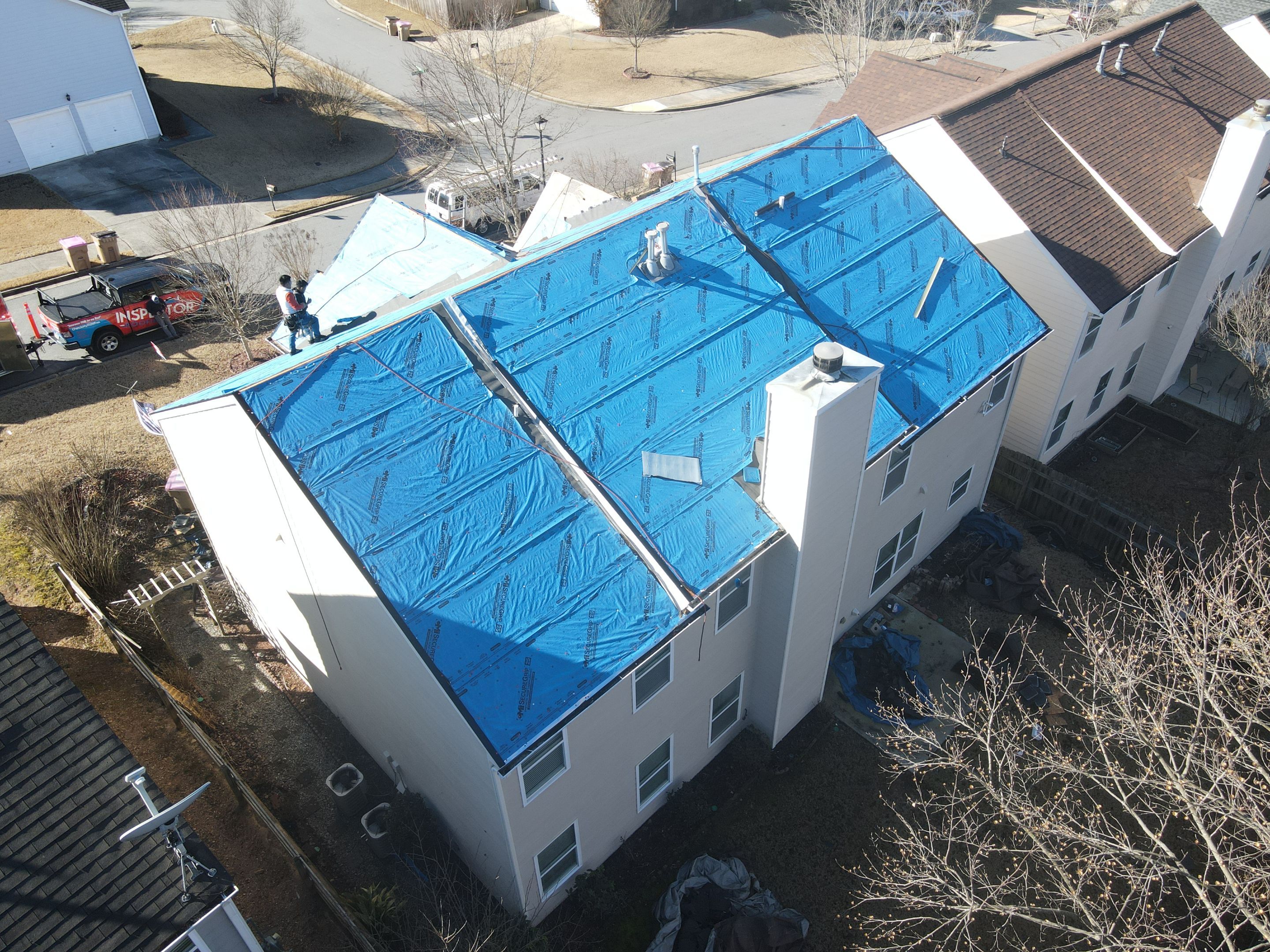 Residential Roofing Installation using Owens Corning by Inspector Roofing and Restoration