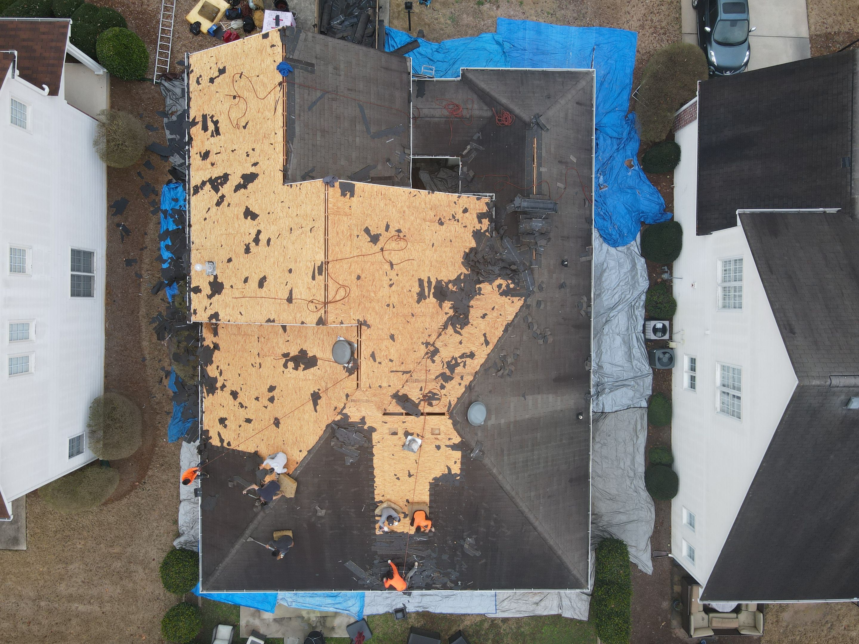 Residential Roofing Installation using Owens Corning by Inspector Roofing and Restoration