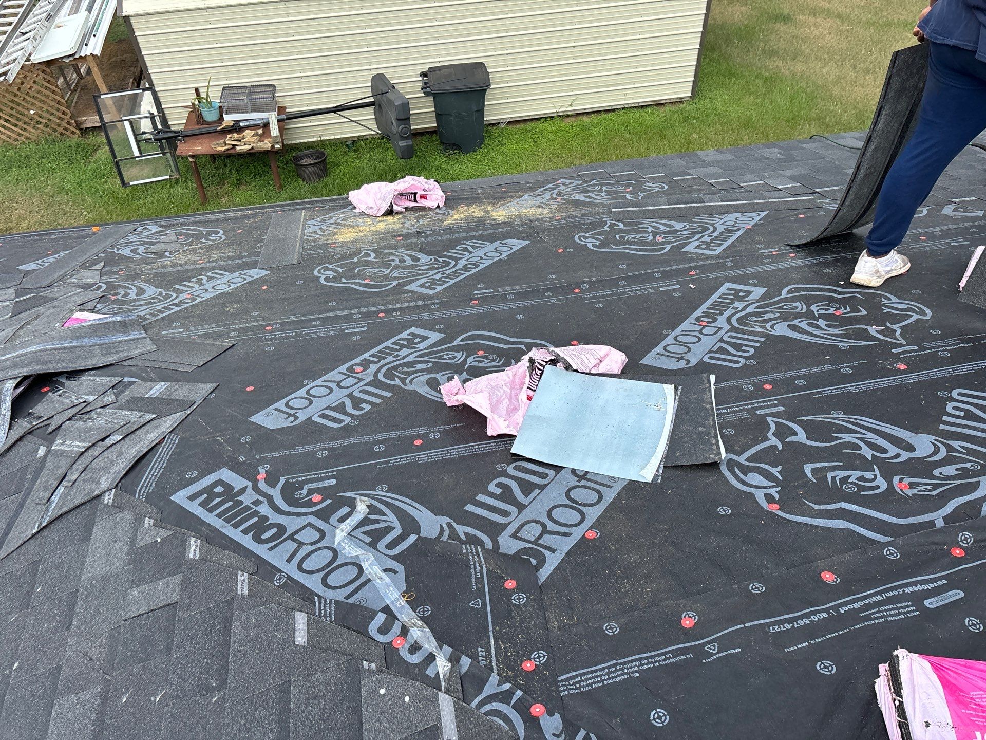 Residential Roofing Installation using Owen's Corning Duration (Lifetime) Shingles by Roof Repair Company