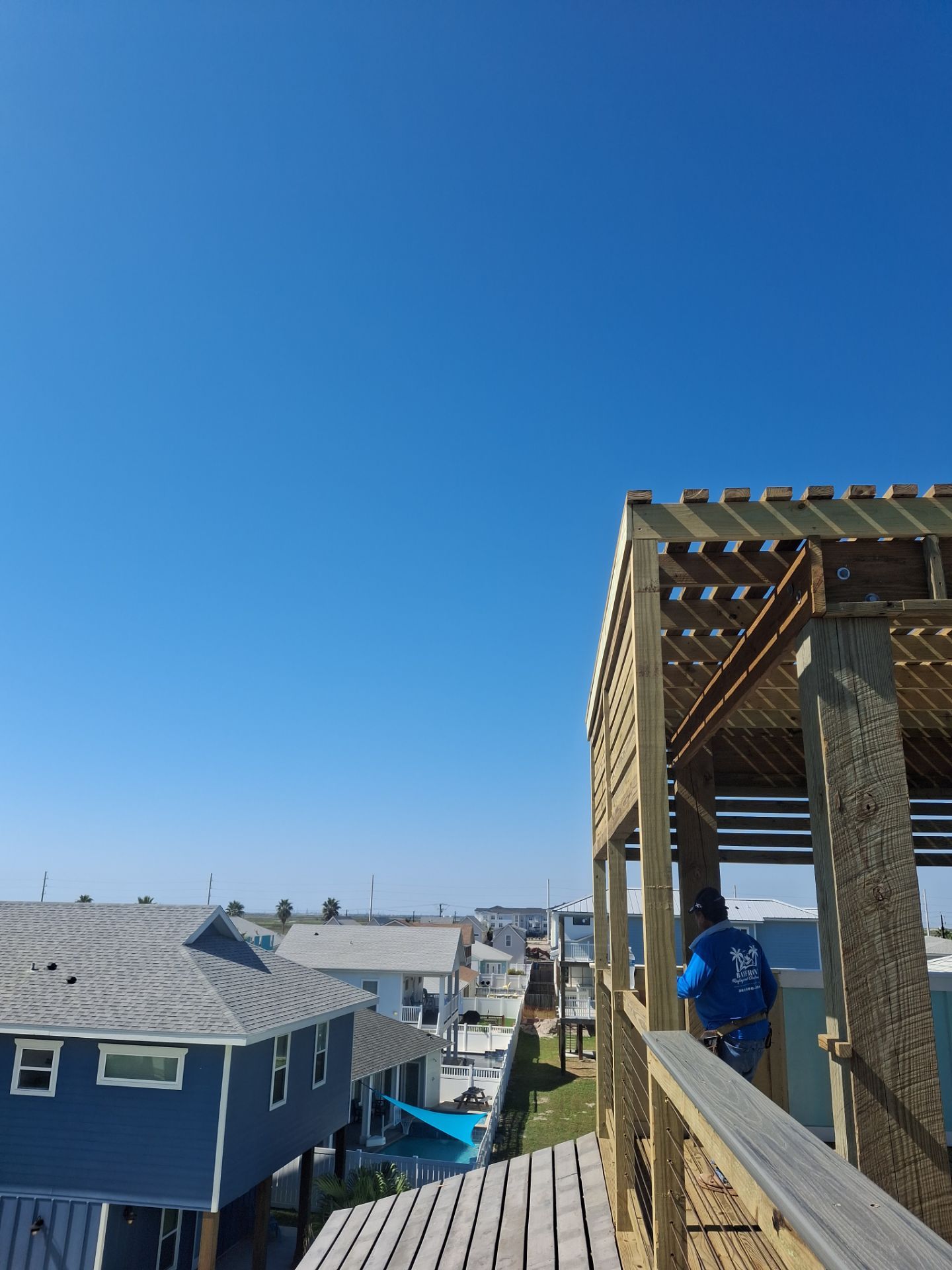 Roof Top Clubhouse on the Beach by Bayfront Roofing and Construction