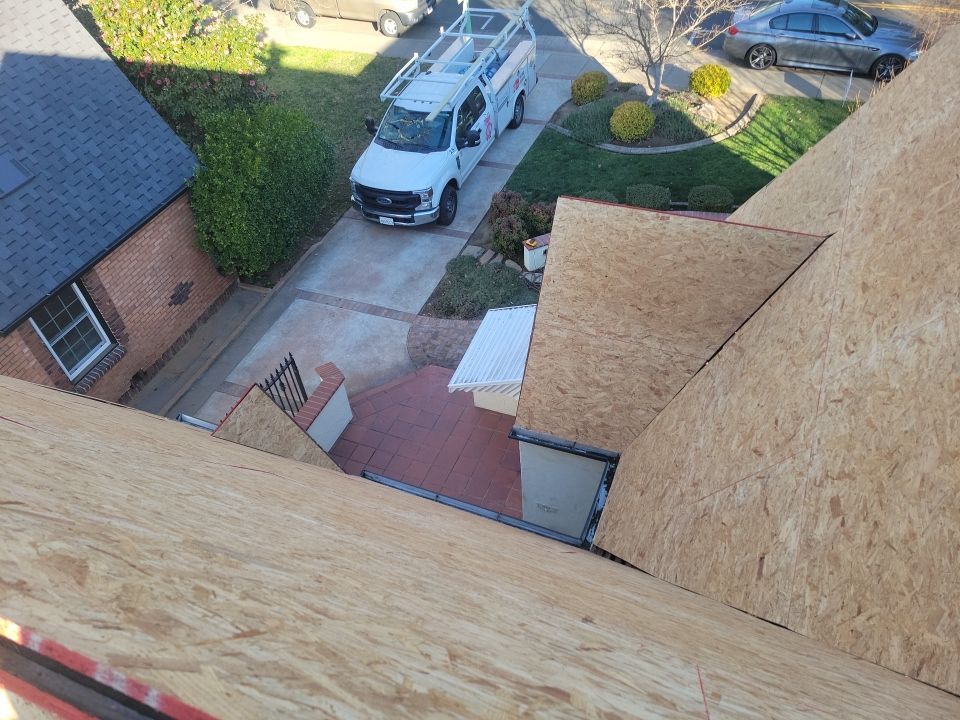 Residential Roofing Installation using Owens Corning Roofing Shingles by Byers Enterprises 