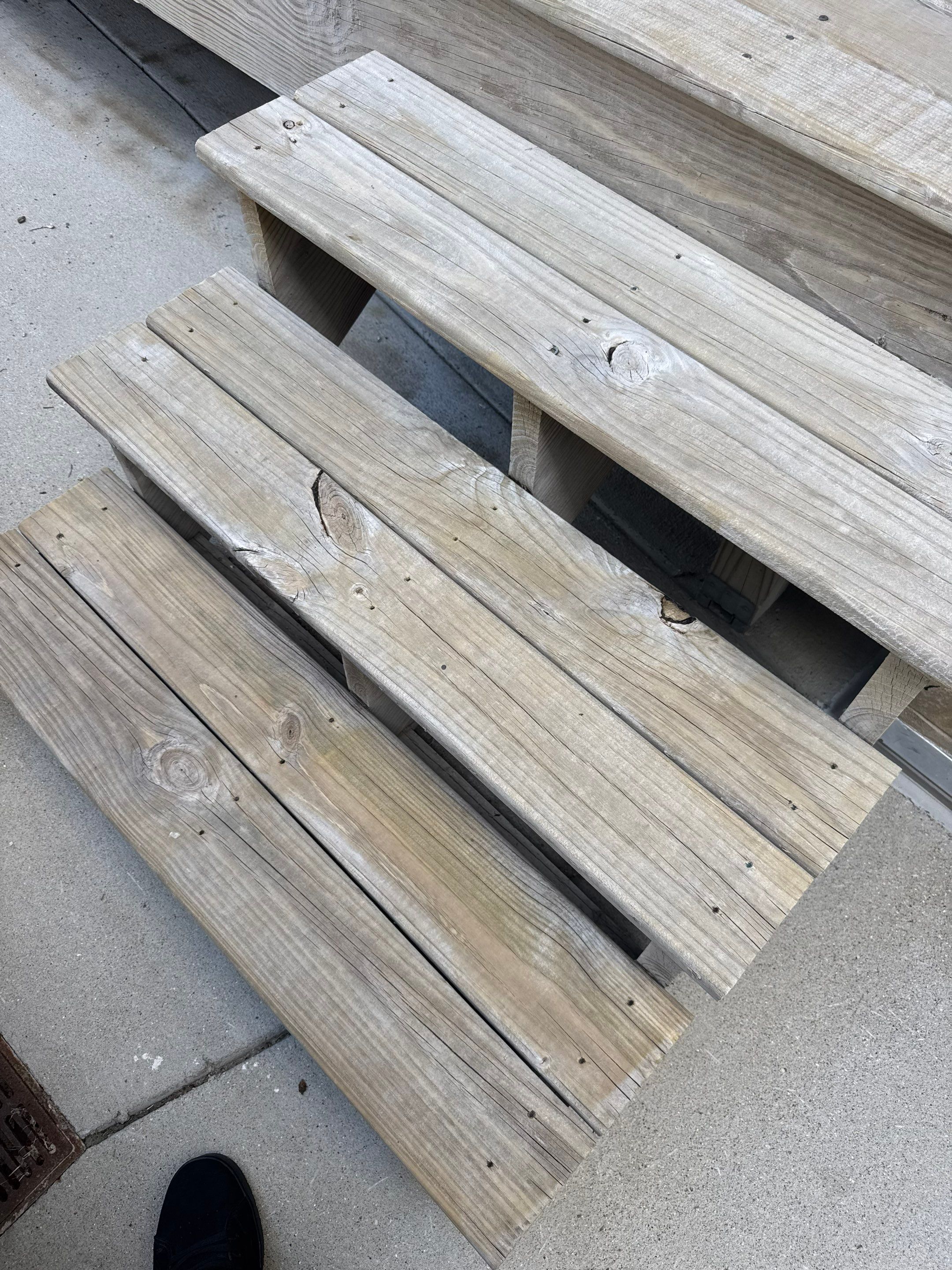 Milwaukee Deck Resurfacing and Pressure-Treated Wood Stair Construction by OCS Contracting Services