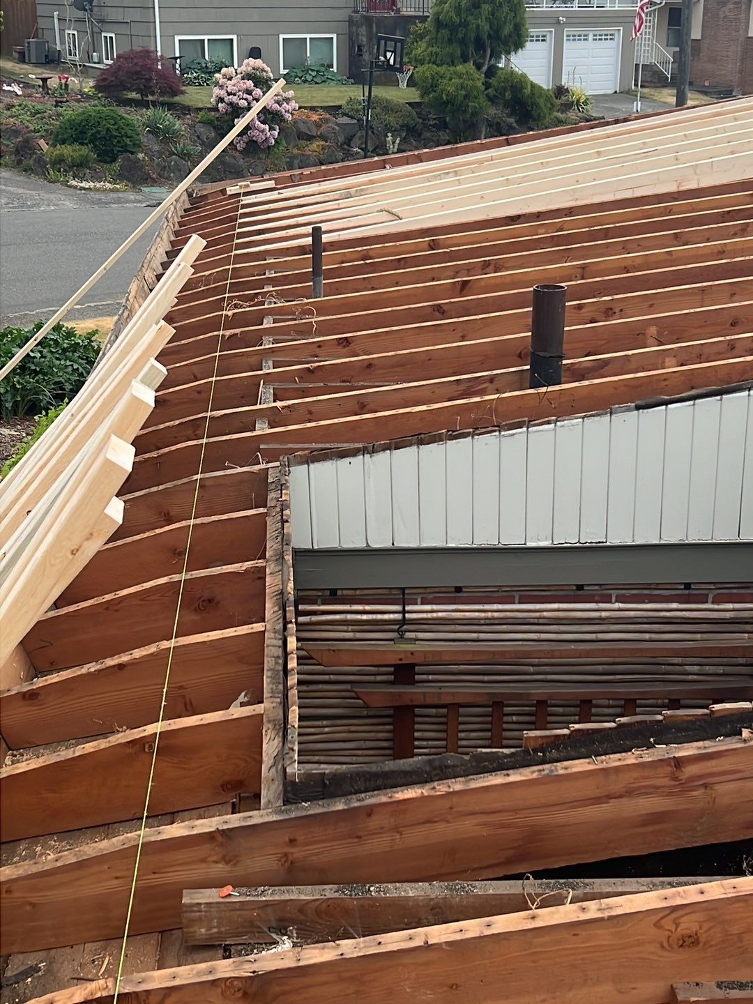 Low Slope Shingles to Metal with Built in Gutters by RoofSmart
