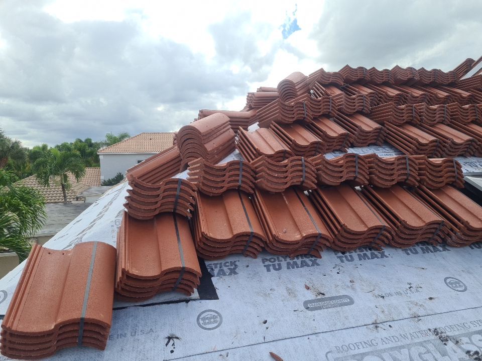 Residential Roofing Installation using Eagle Roofing Tile by BLUES BROTHERS ROOFING