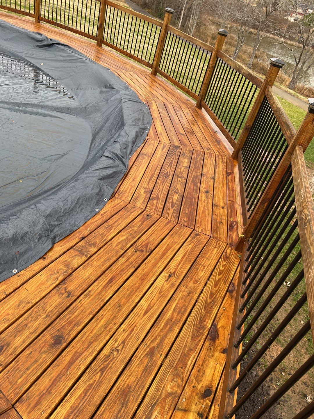 Weathered Deck using Wood Sealant by DuraSeal